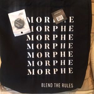 Morphe Black tote and Pop Socket
